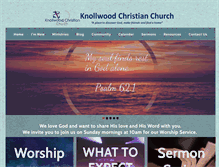 Tablet Screenshot of knollwoodcc.org